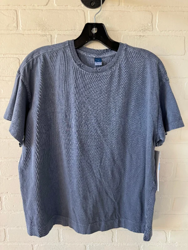 affordable women's topsTop Short Sleeve Basic By Old Navy In Blue, Size: M