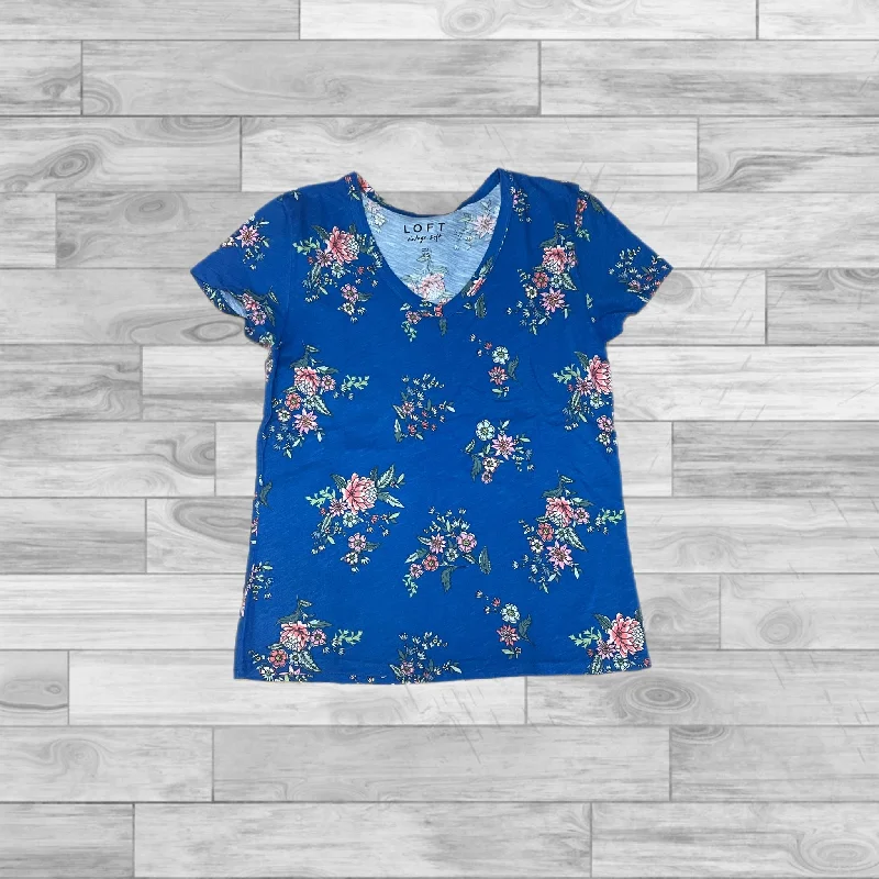 women's tops for those who want to create outfits that reflect their personal style and sense of fashionTop Short Sleeve By Loft In Blue, Size: Xs