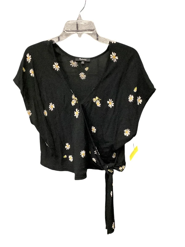 women's tops for those who want to create outfits that reflect their personal style and sense of fashionTop Short Sleeve By Madewell In Black, Size: Xl