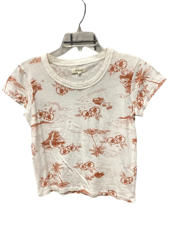 women's tops for those who prefer classic over trendy stylesTop Short Sleeve By Madewell In White, Size: Xs