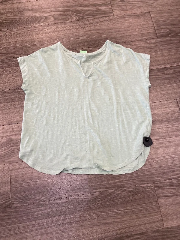 women's tops for bridal showers and baby showersTop Short Sleeve By Old Navy In Green, Size: Xl