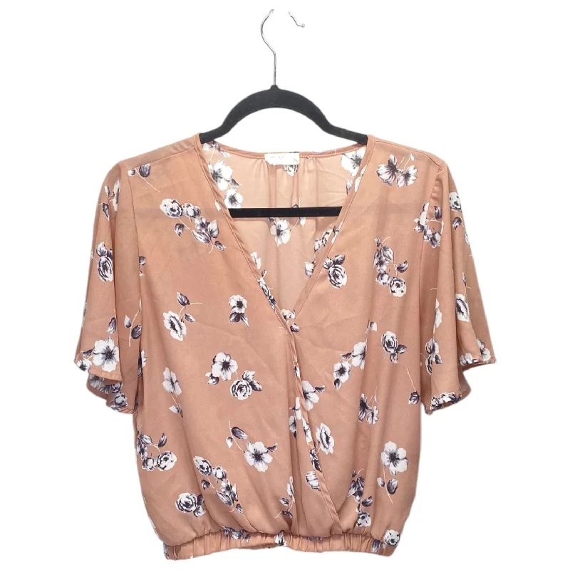 women's tops that offer a perfect blend of style, comfort, and affordabilityTop Short Sleeve By Sienna Sky In Floral Print, Size: M