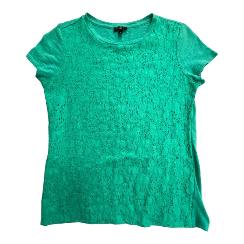 women's tops for business casual attireTop Short Sleeve By Talbots In Green, Size: Xs